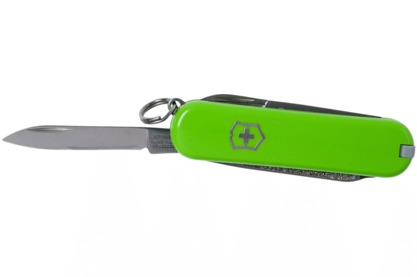 Victorinox Swiss Pocket Knife Classic SD Colors Smashed Avocado 58mm 7 funksjoner