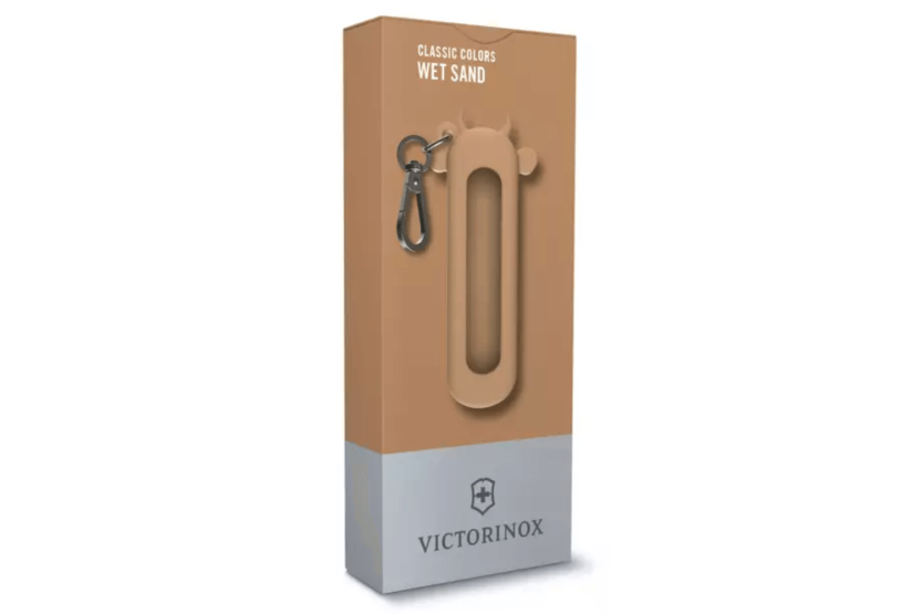 Bainha de silicone com design de vaca Wet Sand da Victorinox para canivetes suíços de 7 cm