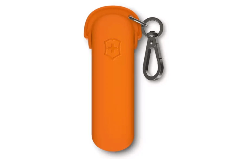 Silikonhülle Victorinox Mango Tango Design Kopfhörer für Schweizer Messer 7cm