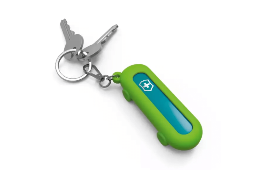 Funda de silicona Victorinox Smashed Avocado diseño monopatín para navajas suizas 7cm