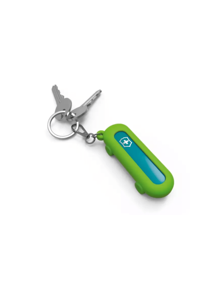 Funda de silicona Victorinox Smashed Avocado diseño monopatín para navajas suizas 7cm