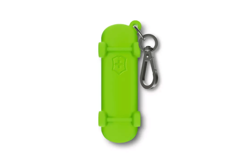 Silikoneovertræk Victorinox Smashed Avocado skateboard-design til schweizerknive 7 cm