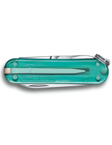 Victorinox Swiss Pocket Knife Classic SD Colors Translucent Tropical Surf 58mm 7 functions