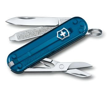 Victorinox Sveitsin taskuveitsi Classic SD värit Läpikuultava taivas korkea 58mm 7 toimintoa