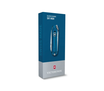 Victorinox Sveitsin taskuveitsi Classic SD värit Läpikuultava taivas korkea 58mm 7 toimintoa 2