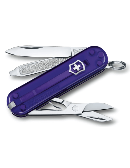 Navaja Suiza Victorinox Classic SD Colors Translúcida Persian Indigo 58mm 7 funciones