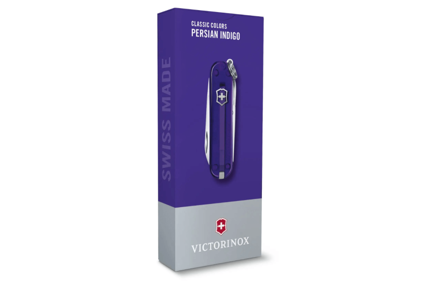 Victorinox Swiss Pocket Knife Classic SD Colors Translucent Persian Indigo 58mm 7 funktioner