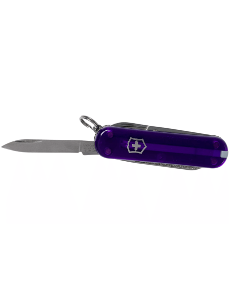 Victorinox Zwitsers zakmes Classic SD kleuren doorschijnend Perzisch Indigo 58mm 7 functies