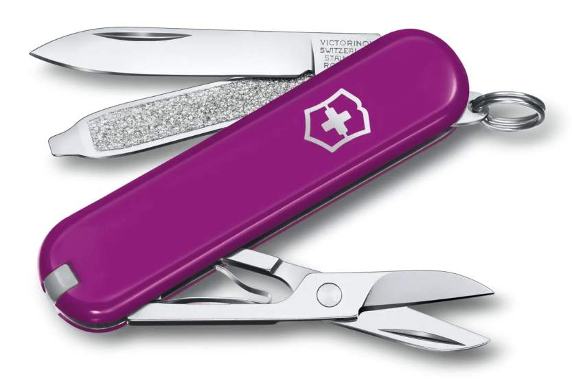 Victorinox Sveitsin taskuveitsi Classic SD värit Tasty Grape 58mm 7 toimintoa 7 toimintoa