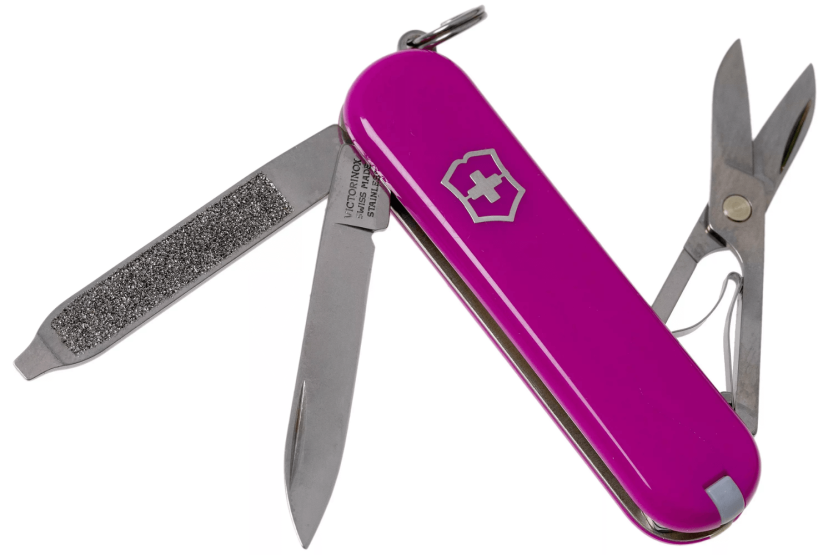 Victorinox Sveitsin taskuveitsi Classic SD värit Tasty Grape 58mm 7 toimintoa 7 toimintoa