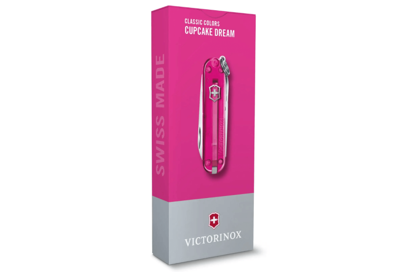 Victorinox Sveitsin taskuveitsi Classic SD värit Läpikuultava Cupcake Dream 58mm 7 toimintoa 7 toimintoa
