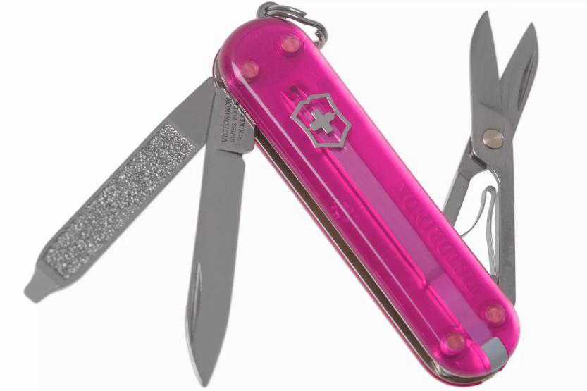 Victorinox Swiss Pocket Knife Classic SD Colors Translucent Cupcake Dream 58mm 7 functions