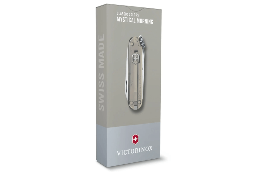 Victorinox Schweizisk fickkniv Classic SD Colors Genomskinlig Mystical Morning 58mm 7 funktioner