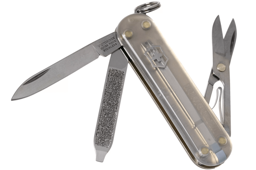 Victorinox Sveitsin taskuveitsi Classic SD värit Läpikuultava Mystinen aamu 58mm 7 toimintoa