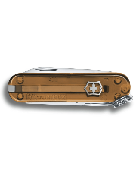 Navaja Suiza Victorinox Classic SD Colors Translúcida Chocolate Fudge 58mm 7 funciones