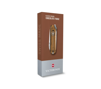 Victorinox Schweizisk fickkniv Classic SD Colors Genomskinlig Chocolate Fudge 58mm 7 funktioner 2