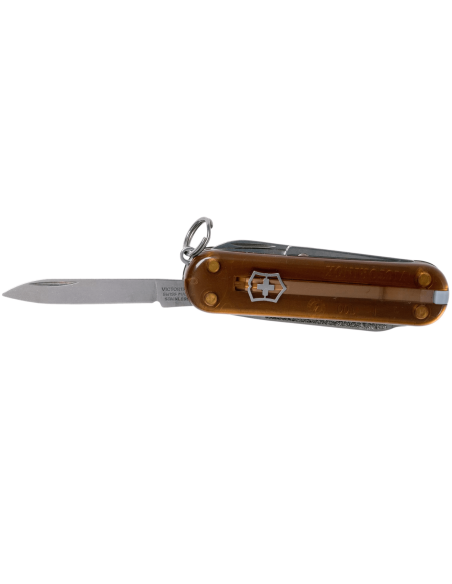 Canivete suíço Victorinox Classic SD Colors Translúcido Chocolate Fudge 58mm 7 funções