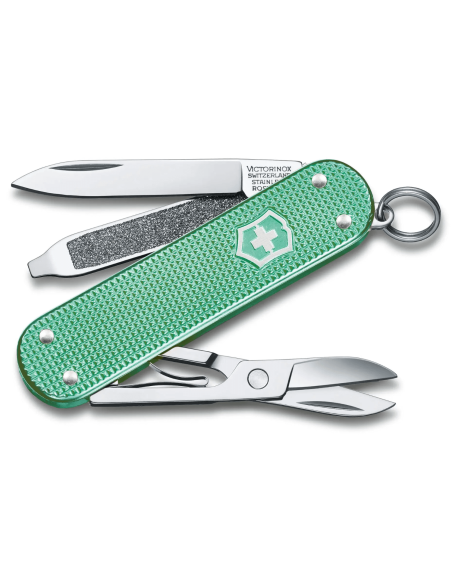 Victorinox Swiss Pocket Knife Classic Alox Colors Minty Mint 58mm 5 funktioner