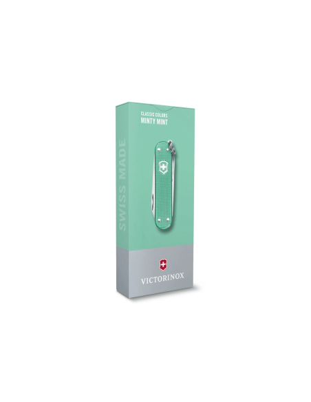 Victorinox Swiss Pocket Knife Classic Alox Colors Minty Mint 58mm 5 functions