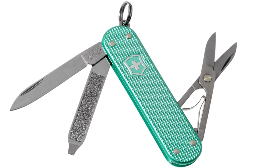 Victorinox Swiss Pocket Knife Classic Alox Colors Minty Mint 58mm 5 funksjoner