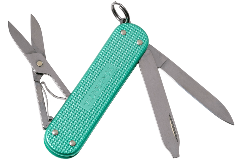 Victorinox Swiss Pocket Knife Classic Alox Colors Minty Mint 58 mm 5 funzioni