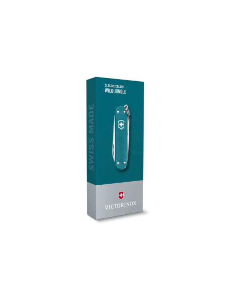Victorinox Swiss Pocket Knife Classic Alox Colors Wild Jungle 58mm 5 functions