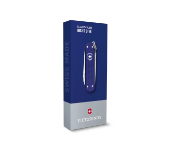Victorinox schweizisk fickkniv Classic Alox Colors Night Dive 58mm 5 funktioner 2