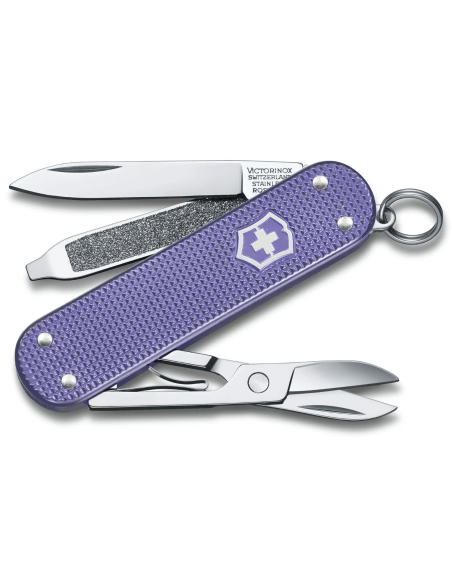 Schweizer Messer Victorinox Classic Alox Colors Electric Lanvender 58mm 5 Funktionen