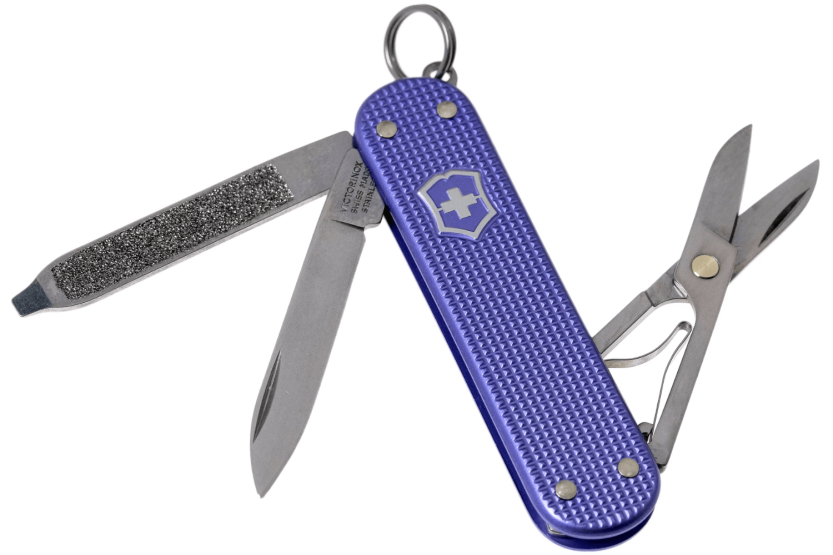 Navaja Suiza Victorinox Classic Alox Colores Lanvender Eléctrica 58mm 5 funciones