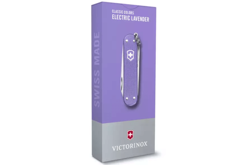 Victorinox schweizisk lommekniv Classic Alox Colors Electric Lanvender 58mm 5 funktioner