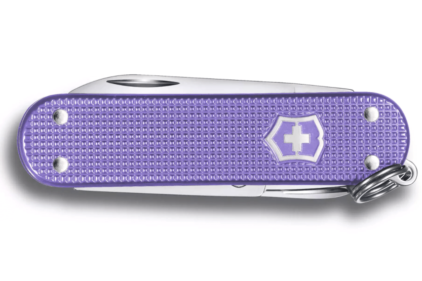 Victorinox Zwitsers Zakmes Classic Alox Kleuren Elektrische Lanvender 58mm 5 functies