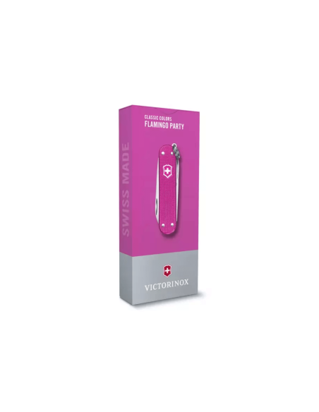 Victorinox Swiss Pocket Knife Classic Alox Colors Flamingo Party 58mm 5 funksjoner