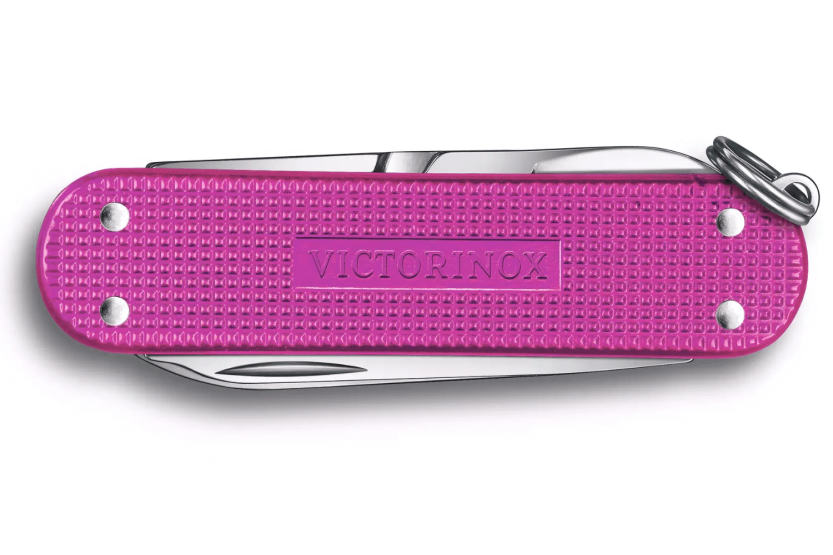 Navaja Suiza Victorinox Classic Alox Colors Flamingo Party 58mm 5 funciones