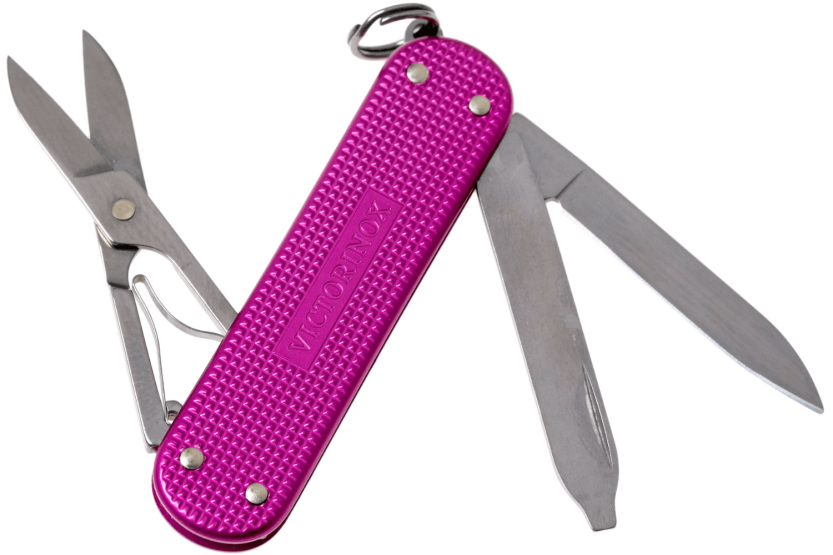 Victorinox Zwitsers zakmes Classic Alox kleuren Flamingo Party 58mm 5 functies