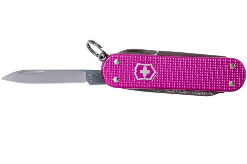 Canivete suíço Victorinox Classic Alox Colors Flamingo Party 58mm 5 funções