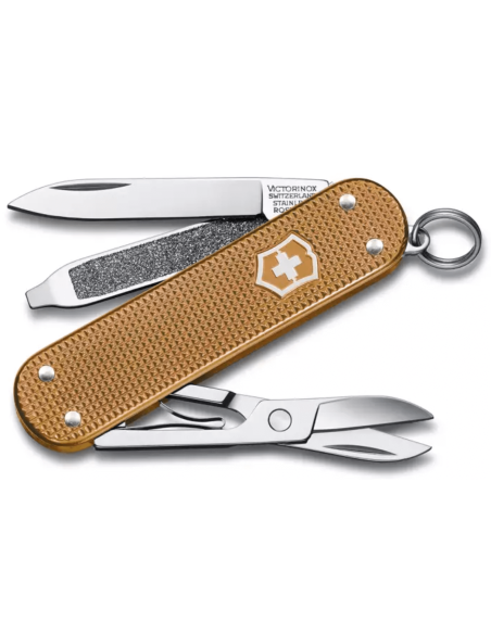 Victorinox Swiss Pocket Knife Classic Alox Colors Wet Sand 58mm 5 funksjoner