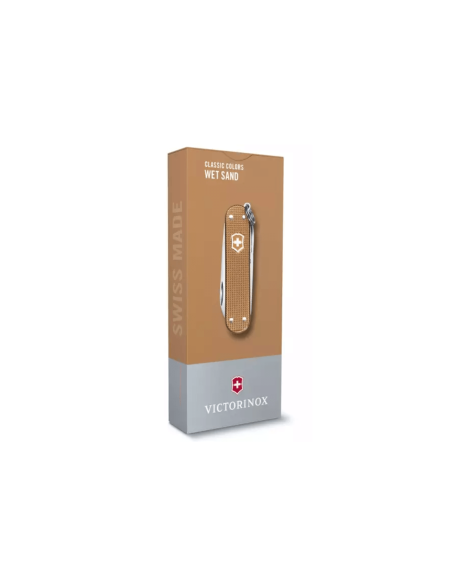 Victorinox schweizisk fickkniv Classic Alox Colors Wet Sand 58mm 5 funktioner