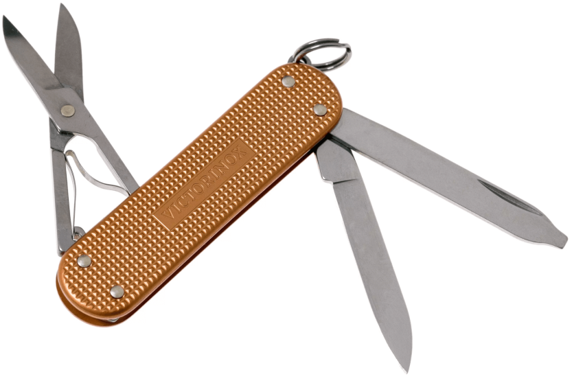 Victorinox schweizisk fickkniv Classic Alox Colors Wet Sand 58mm 5 funktioner
