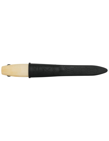 Mora 106 coltello da intaglio 8,2 cm lama in carbonio manico in betulla + custodia