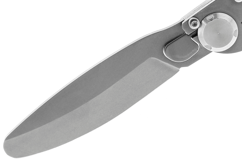 K2 Kids 812170 coltello pieghevole 9,5 cm design a raggiera manico in acciaio inox + fodero in pelle scamosciata