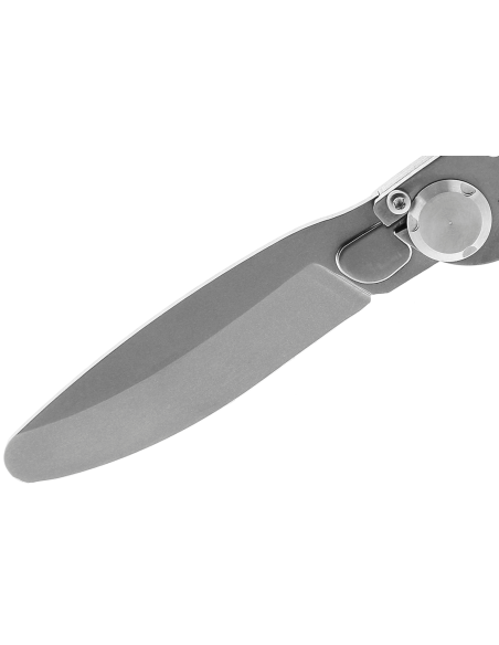 K2 Kids folding knife 812171 9,5cm stainless steel handle with chemical decor + suede sheath