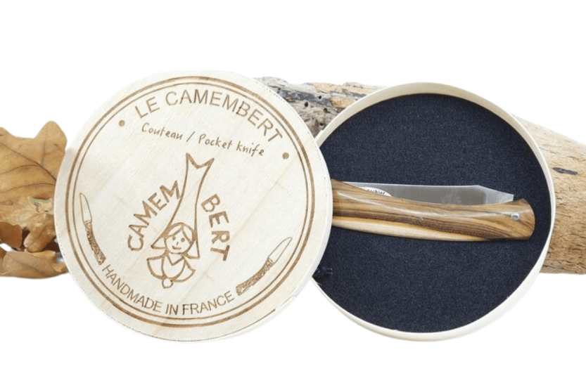 Cuchillo Camembert Sauveterre, mango entero pistacho, 11cm