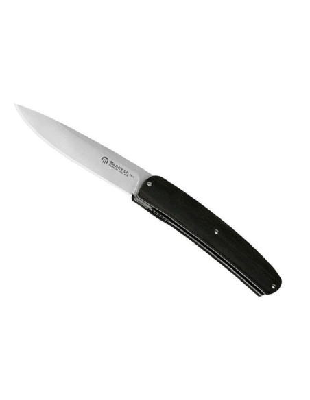 Maserin Mini Gourmet 381.EB vouwmes 10cm ebbenhouten handvat met schede