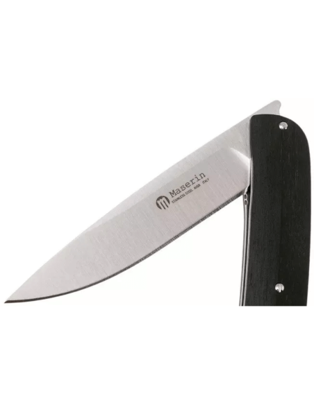 Maserin Mini Gourmet 381.EB vouwmes 10cm ebbenhouten handvat met schede