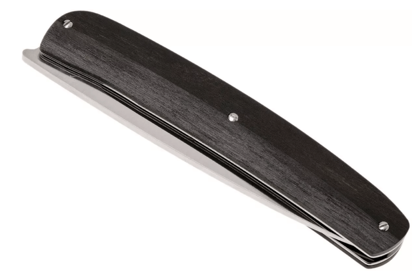 Cuchillo plegable Maserin Mini Gourmet 381.EB 10cm mango de ébano con funda
