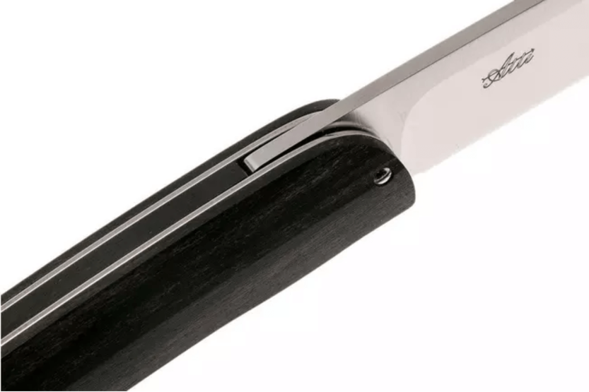 Maserin Mini Gourmet 381.EB vouwmes 10cm ebbenhouten handvat met schede