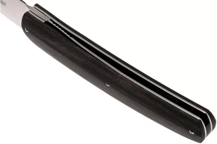 Maserin Mini Gourmet 381.EB vouwmes 10cm ebbenhouten handvat met schede