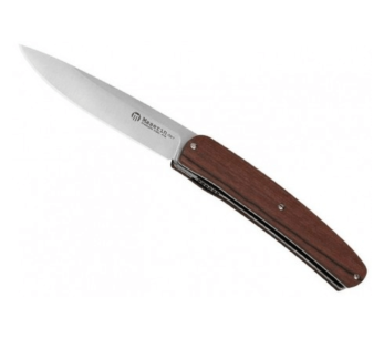 Faca dobrável Maserin Mini Gourmet 381.FM cabo em faia castanha 10cm 2