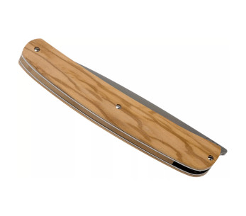 Cuchillo plegable Maserin Mini Gourmet 381.OL 10cm mango de madera de olivo 2