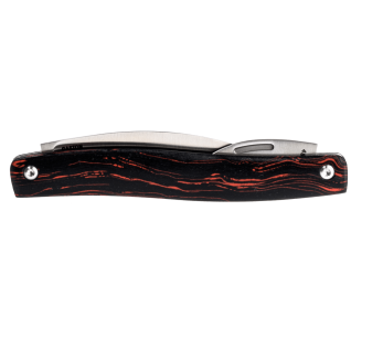 CRKT Forebear 4810.CR foldekniv med dobbelt blad G10-håndtak, rød og svart, 9 cm 2